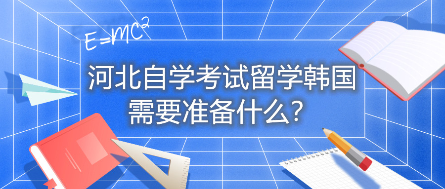 河北自学考试留学韩国需要准备什么?